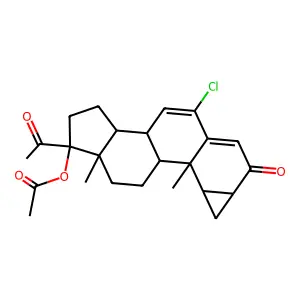 CYPROTERONE ACETATE structure