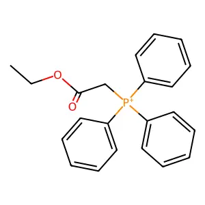 (2-ethoxy-2-oxoethyl)-triphenylphosphanium structure