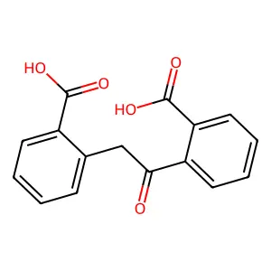 Benzoic acid, 2,2'-(1-oxo-1,2-ethanediyl)bis- structure