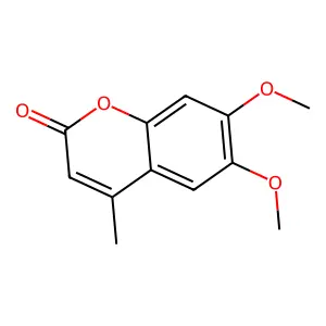 6,7-Dimethoxy-4-methylcoumarin structure