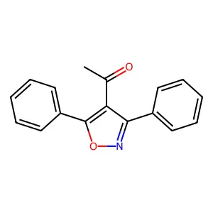 1-(3,5-diphenyl-1,2-oxazol-4-yl)ethanone structure