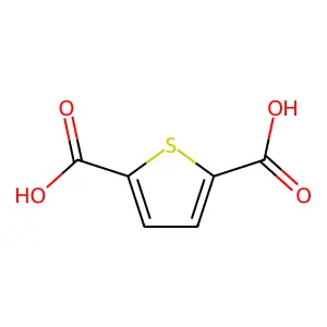 2,5-Thiophenedicarboxylic acid structure