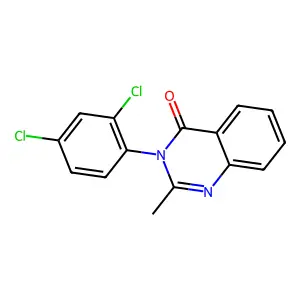 Compound C15H10Cl2N2O structure