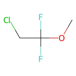 Compound C3H5ClF2O structure