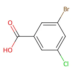 Compound C7H4BrClO2 structure