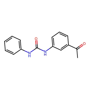1-(3-acetylphenyl)-3-phenylurea structure