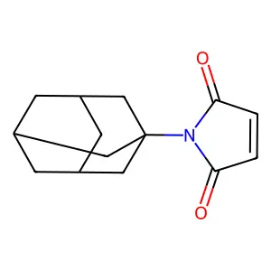 1-(1-adamantyl)pyrrole-2,5-dione structure
