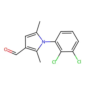 1-(2,3-dichlorophenyl)-2,5-dimethyl-1H-pyrrole-3-carbaldehyde structure