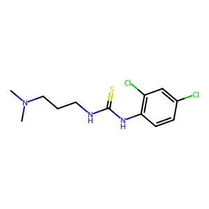 1-(2,4-dichlorophenyl)-3-[3-(dimethylamino)propyl]thiourea structure