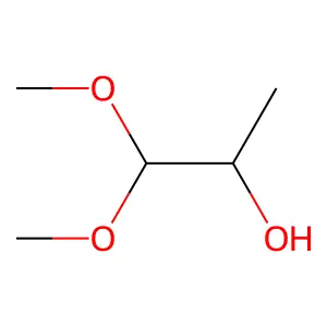 1,1-dimethoxypropan-2-ol structure
