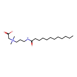2-[3-(dodecanoylamino)propyl-dimethylazaniumyl]acetate structure