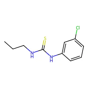1-(3-chlorophenyl)-3-propylthiourea structure