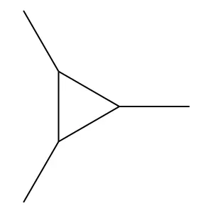 1,2,3-Trimethylcyclopropane structure