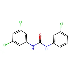1-(3-chlorophenyl)-3-(3,5-dichlorophenyl)urea structure