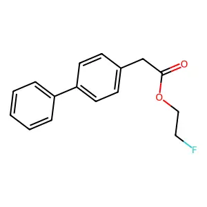 Compound C16H15FO2 structure