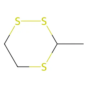 3-Methyl-1,2,4-trithiane structure