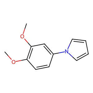 1-(3,4-dimethoxyphenyl)-1H-pyrrole structure