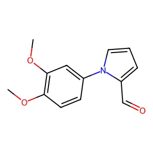 1-(3,4-dimethoxyphenyl)-1H-pyrrole-2-carbaldehyde structure