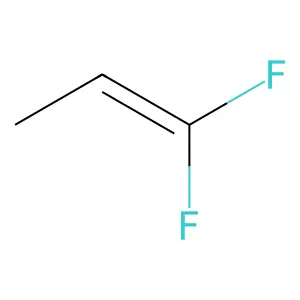 1,1-Difluoropropene structure
