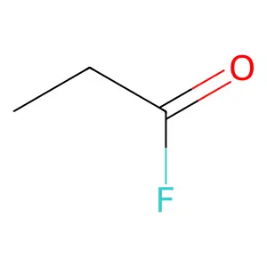 Propionyl fluoride structure