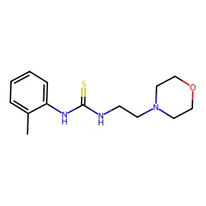 1-(2-methylphenyl)-3-[2-(morpholin-4-yl)ethyl]thiourea structure
