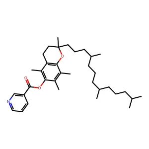 Vitamin E Nicotinate structure