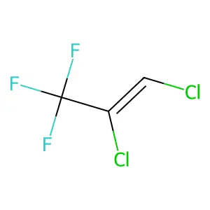 1,2-dichloro-3,3,3-trifluoroprop-1-ene structure