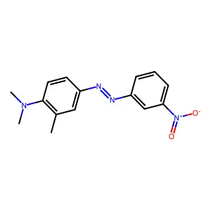 N,N-Dimethyl-4-((m-nitrophenyl)azo)-o-toluidine structure