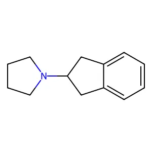 1-(2,3-Dihydro-1H-inden-2-yl)pyrrolidine structure