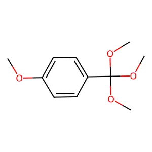 Benzene, 1-methoxy-4-(trimethoxymethyl)- structure