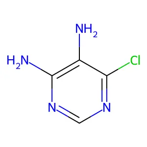 Compound C4H5ClN4 structure