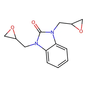 1,3-Diglycidylbenzimidazolone structure