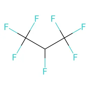 1,1,1,2,3,3,3-Heptafluoropropane structure