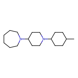 1-[1-(4-methylcyclohexyl)piperidin-4-yl]azepane structure