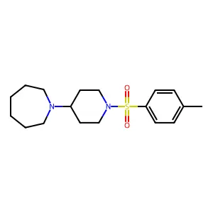 1-(1-tosyl-4-piperidyl)azepane structure
