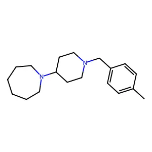 1-[1-(4-methylbenzyl)piperidin-4-yl]azepane structure