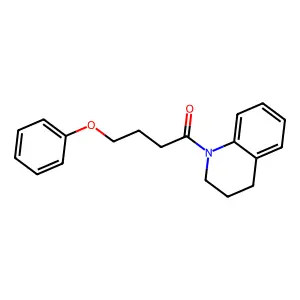 1-(3,4-dihydro-2H-quinolin-1-yl)-4-phenoxybutan-1-one structure