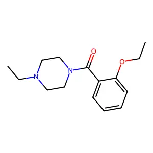 1-(2-ethoxybenzoyl)-4-ethylpiperazine structure