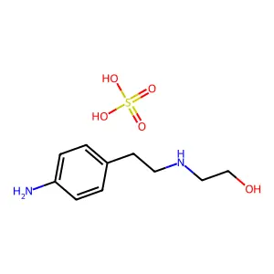 (p-Ammoniophenyl)ethyl(2-hydroxyethyl)ammonium sulphate structure