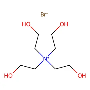 Tetrakis(2-hydroxyethyl)ammonium bromide structure