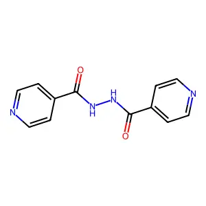 1,2-Diisonicotinoylhydrazine structure