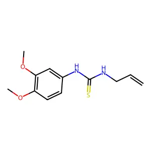 1-(3,4-dimethoxyphenyl)-3-prop-2-en-1-ylthiourea structure
