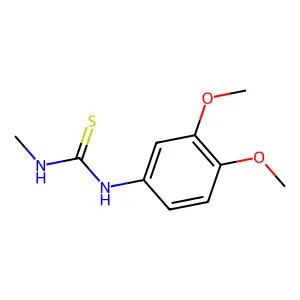 1-(3,4-dimethoxyphenyl)-3-methylthiourea structure