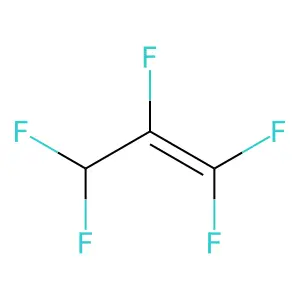 1,1,2,3,3-pentafluoroprop-1-ene structure