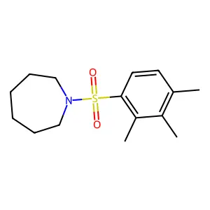 1-(2,3,4-trimethylbenzenesulfonyl)azepane structure