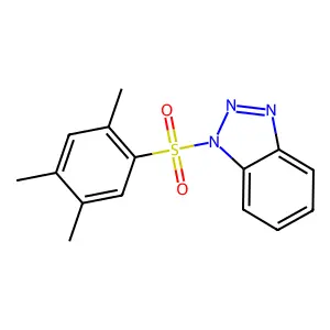 1-(2,4,5-trimethylbenzenesulfonyl)-1H-1,2,3-benzotriazole structure