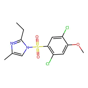 1-(2,5-Dichloro-4-methoxy-benzenesulfonyl)-2-ethyl-4-methyl-1H-imidazole structure