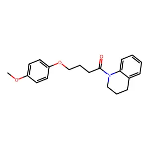 1-(3,4-Dihydro-2H-quinolin-1-yl)-4-(4-methoxy-phenoxy)-butan-1-one structure