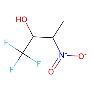 1,1,1-trifluoro-3-nitrobutan-2-ol structure