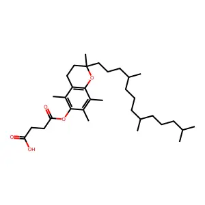 Compound C33H54O5 structure